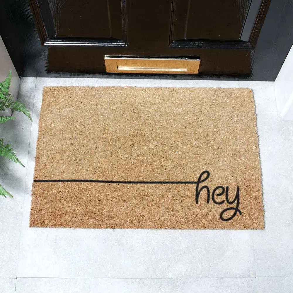 artsy doormats Hey Scribble Doormat