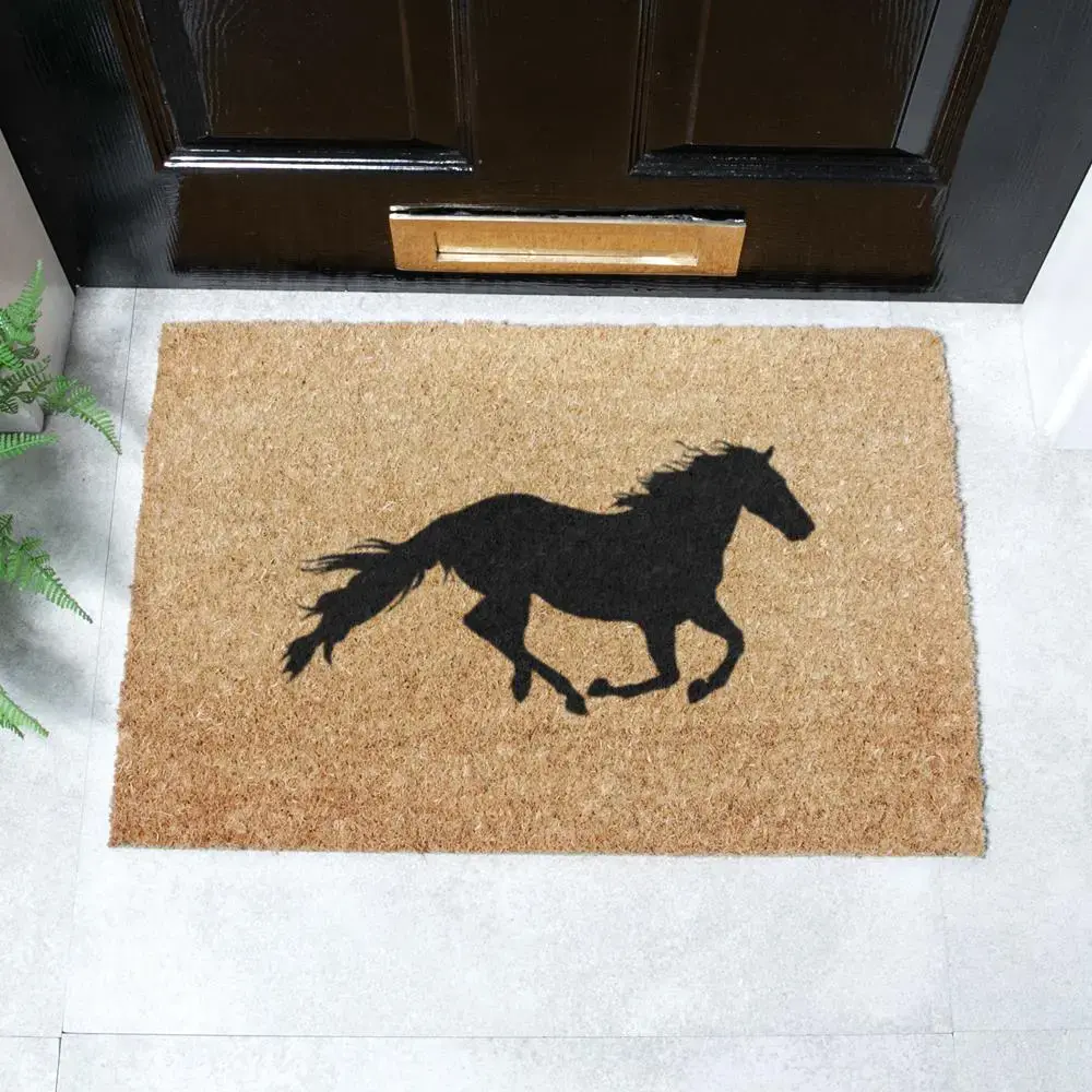 artsy doormats Horse Doormat