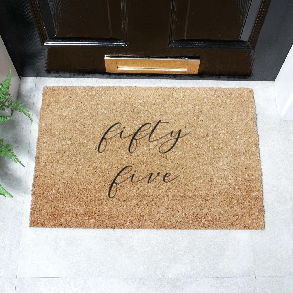 artsy doormats House Number Personalised Doormat