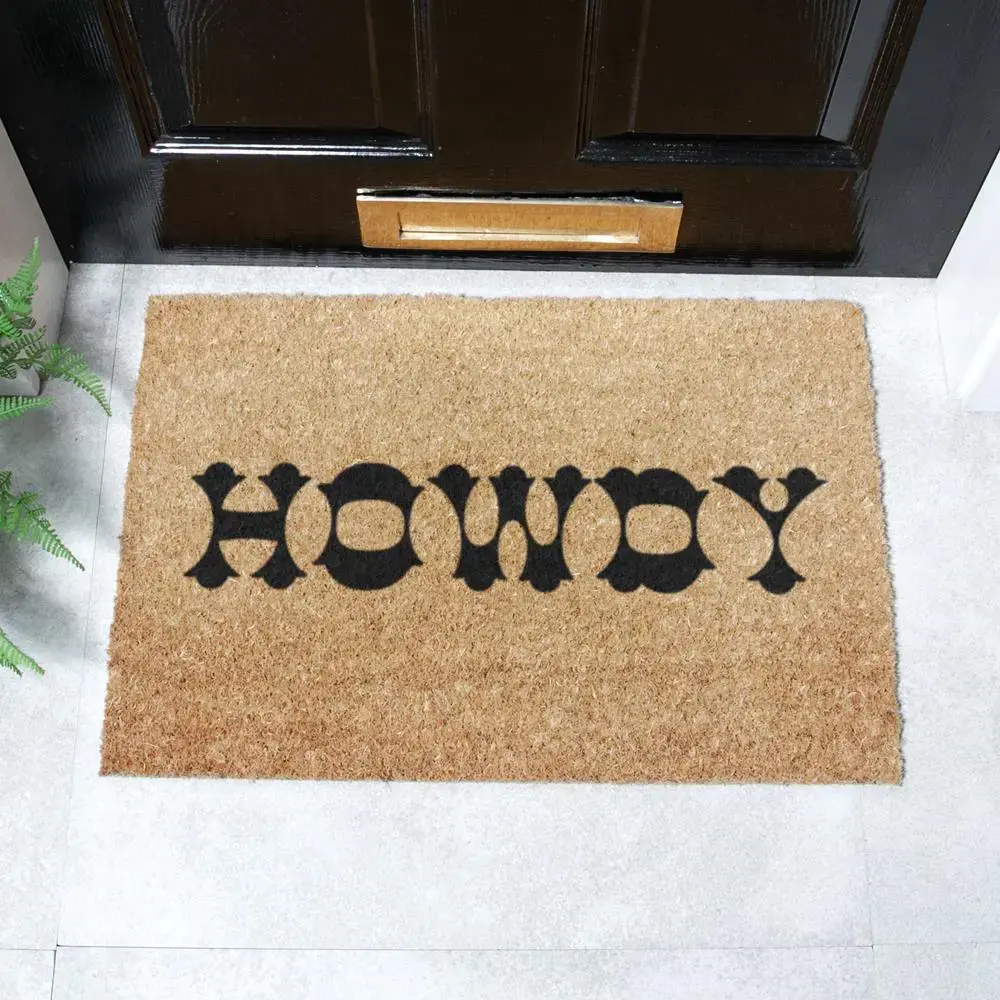 artsy doormats Howdy Doormat