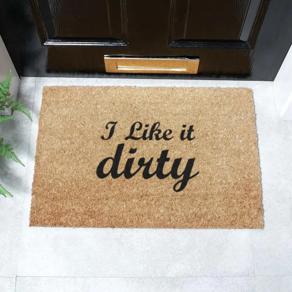 artsy doormats I Like It Dirty Doormat