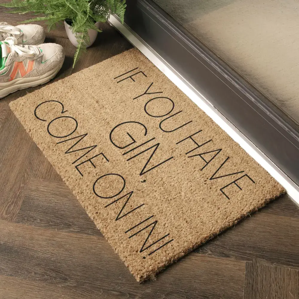 Artsy Doormats If You Have Gin Come On In Doormat