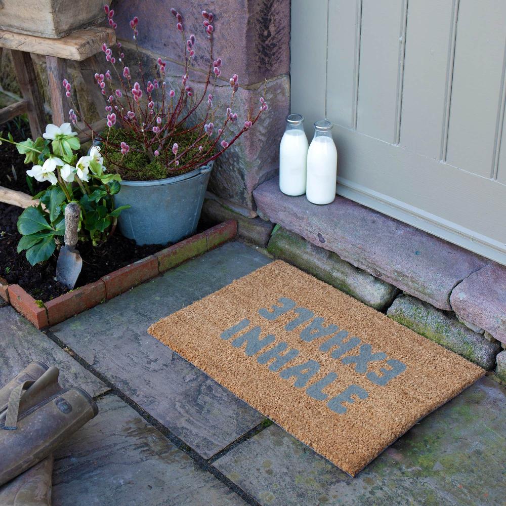 Artsy Doormats Inhale Exhale Doormat (60 X 40cm)