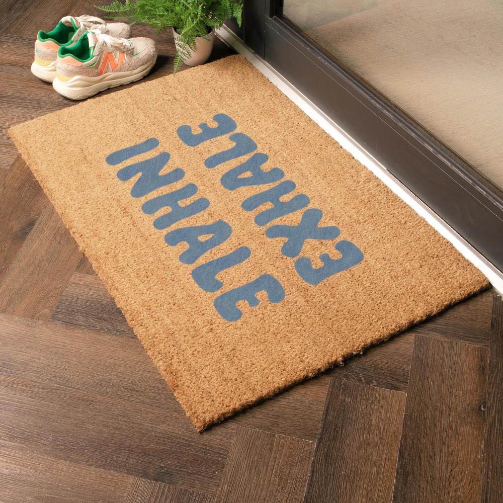 Artsy Doormats Inhale Exhale Doormat (90 X 60cm)