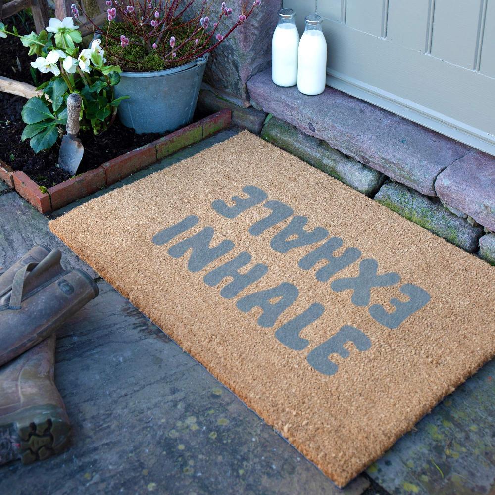 artsy doormats Inhale Exhale Doormat (90 x 60cm)
