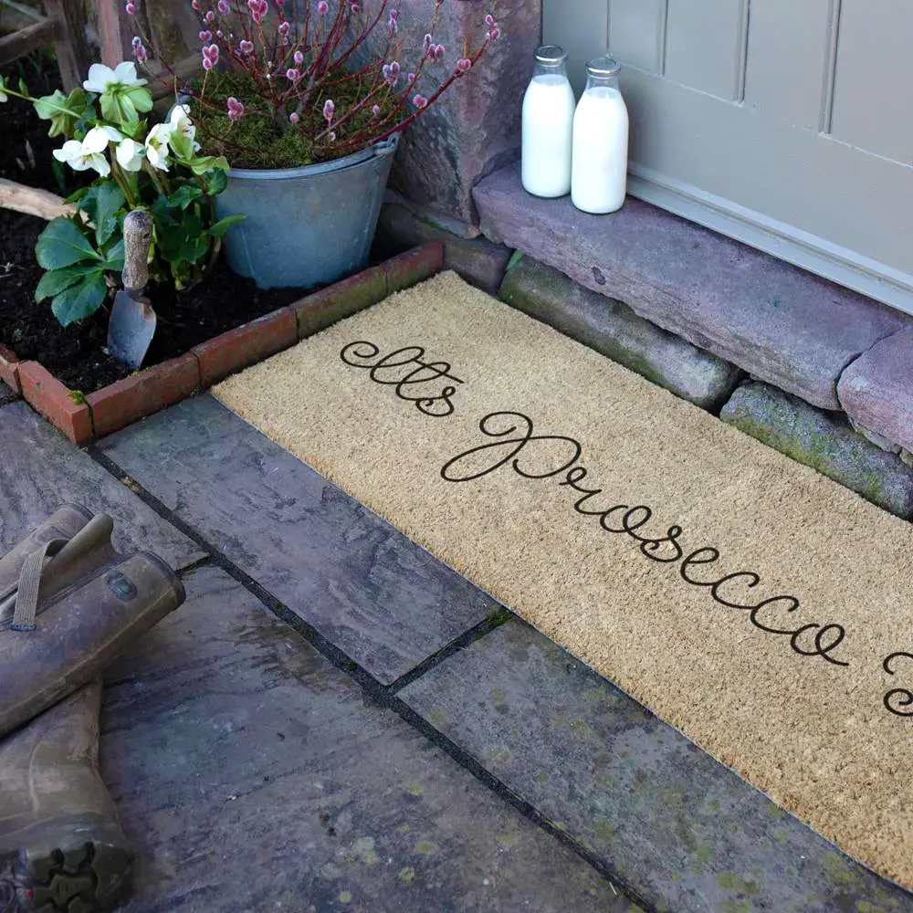 Artsy Doormats It’s Prosecco Time Patio Doormat