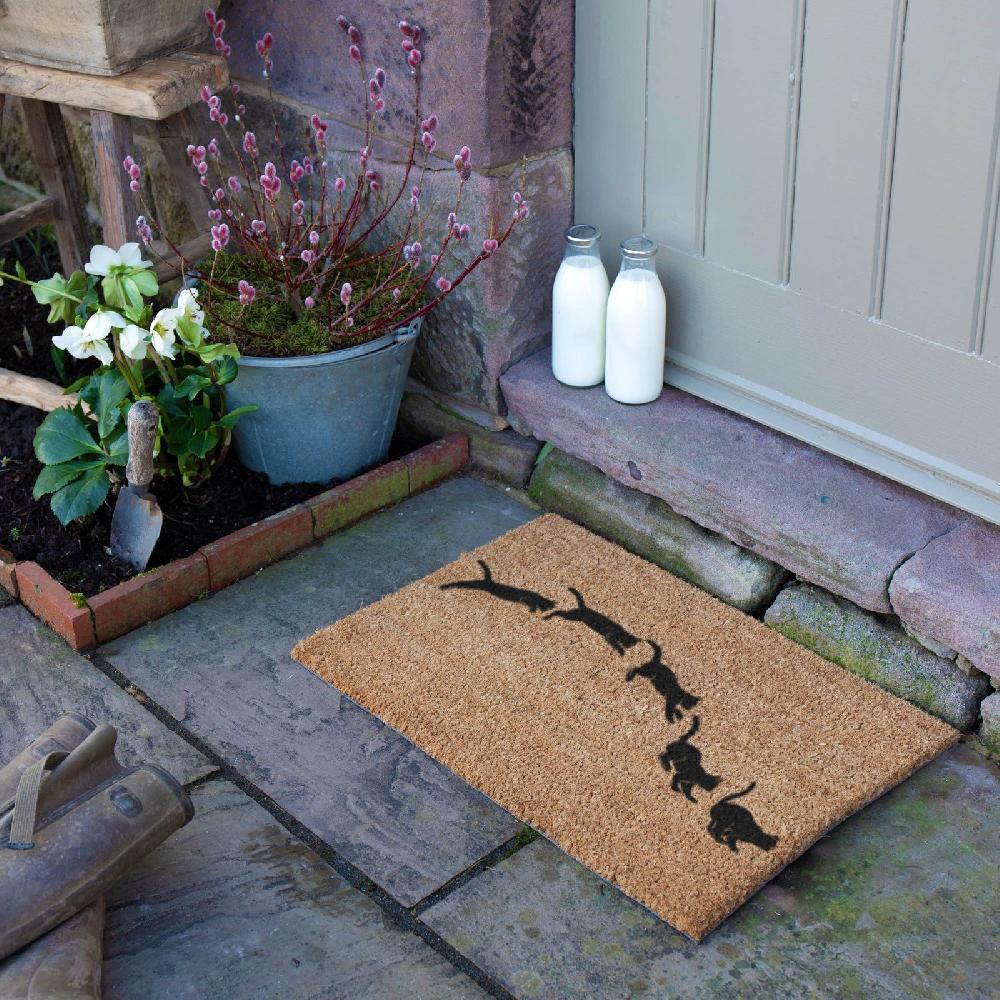 Artsy Doormats Jumping Cats Doormat (60 X 40cm)