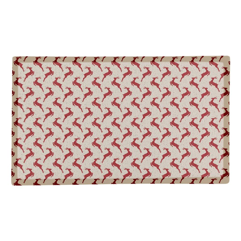 Artsy Doormats Jumping Reindeer Doormat