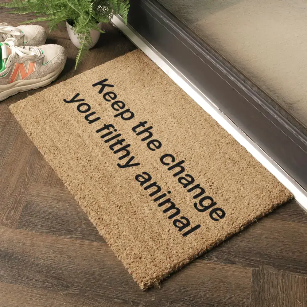 Artsy Doormats Keep The Change Doormat