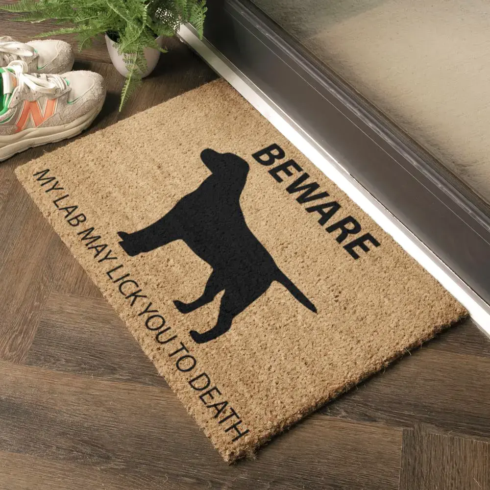 artsy doormats Labrador doormat