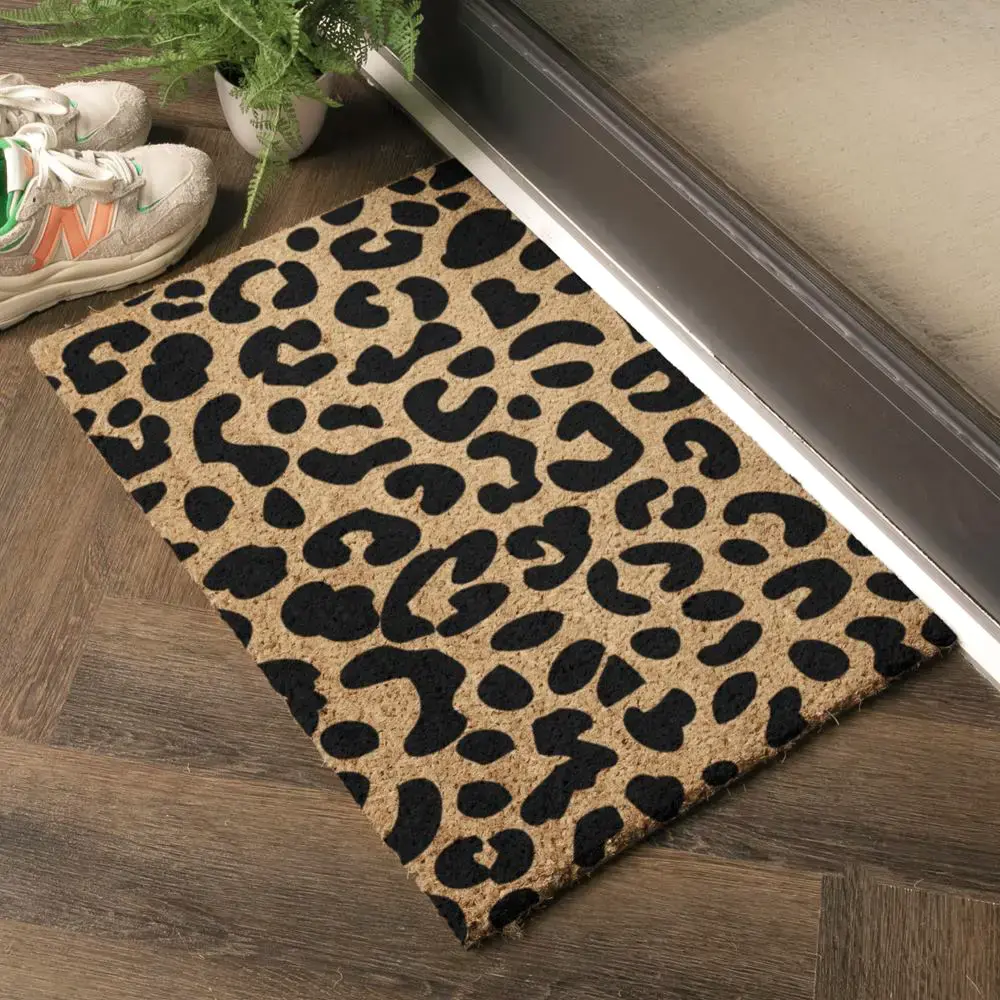 Artsy Doormats Leopard Print Doormat