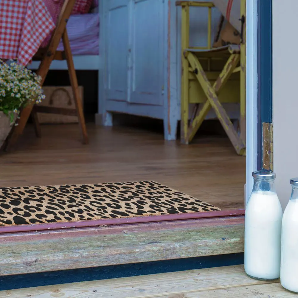 Artsy Doormats Leopard Print Double Doormat