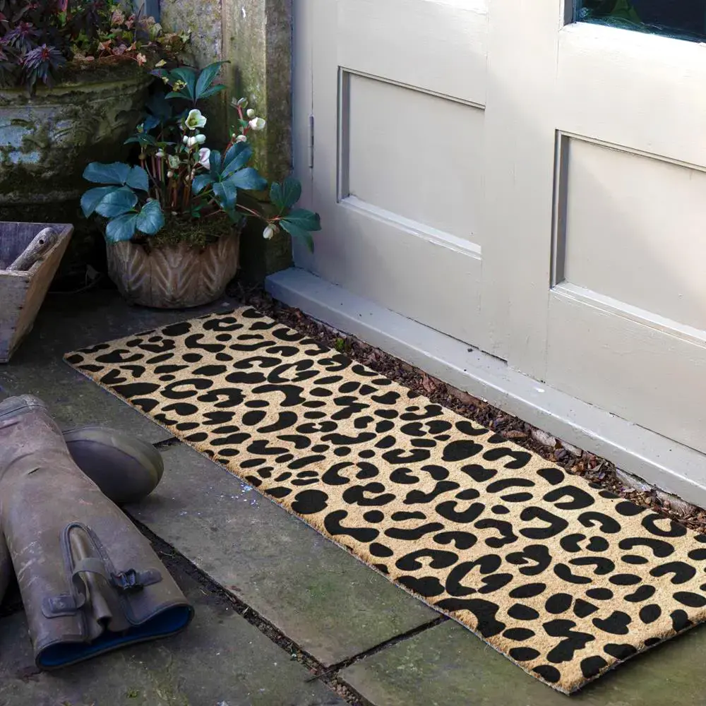 artsy doormats Leopard Print Double Doormat