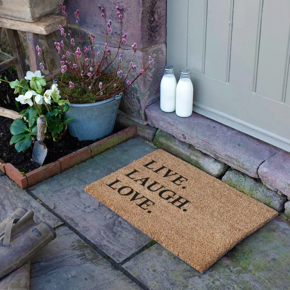 Artsy Doormats Live Laugh Love Doormat
