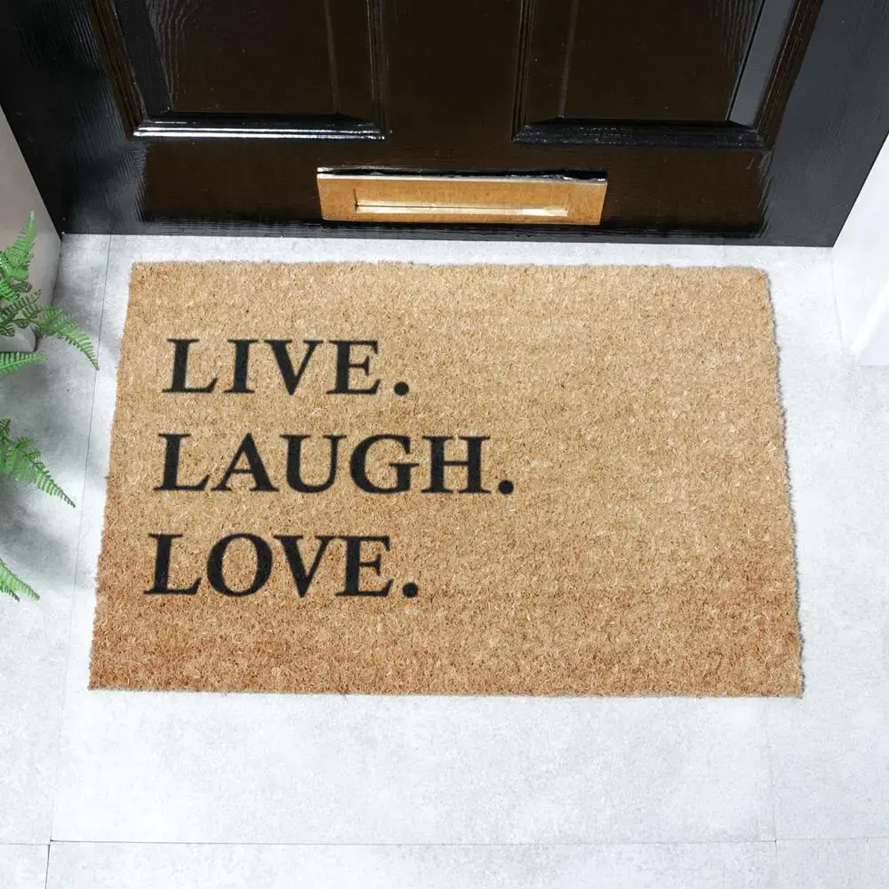artsy doormats Live Laugh Love Doormat