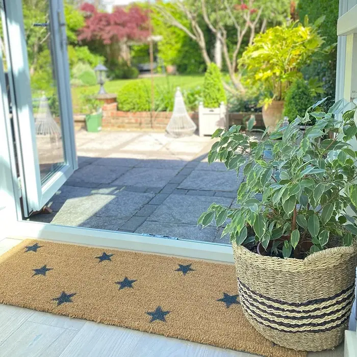 Artsy Doormats Multi Stars Patio Doormat