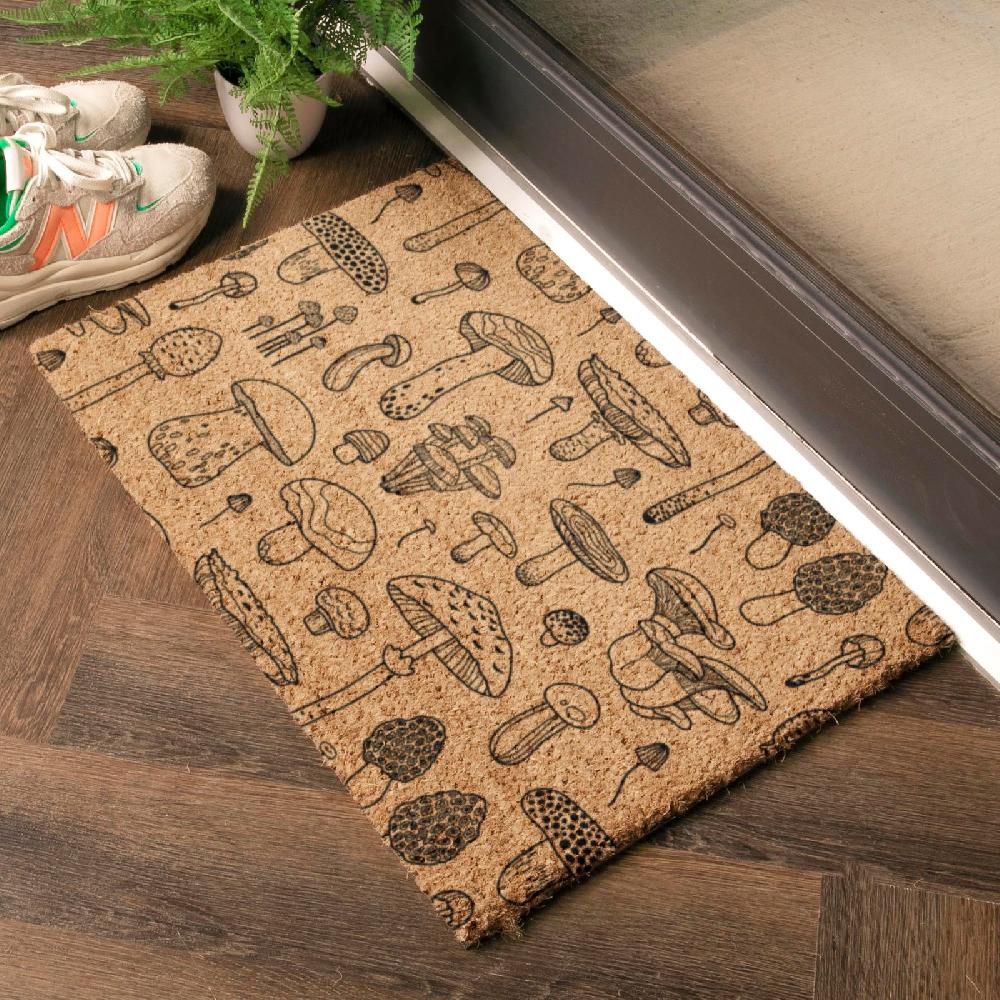Artsy Doormats Mushrooms Doormat (60 X 40cm)