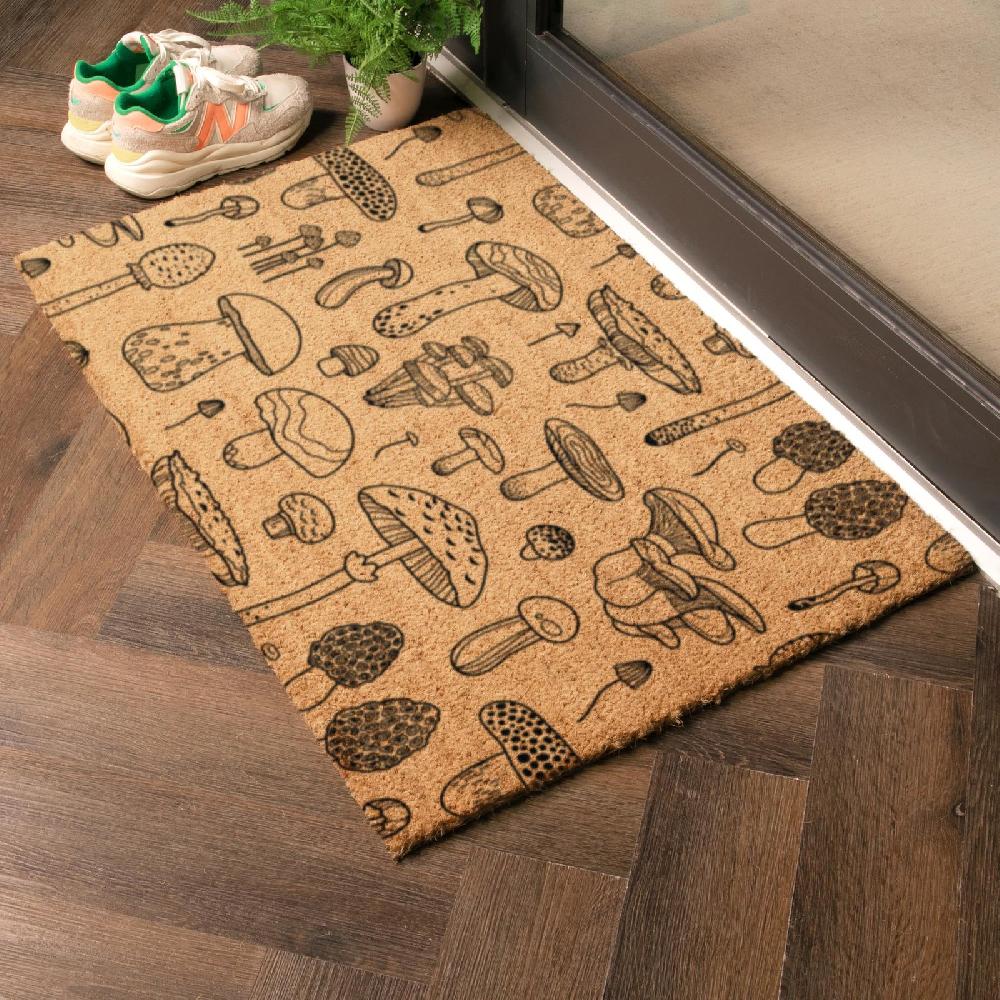 Artsy Doormats Mushrooms Doormat (90 X 60cm)