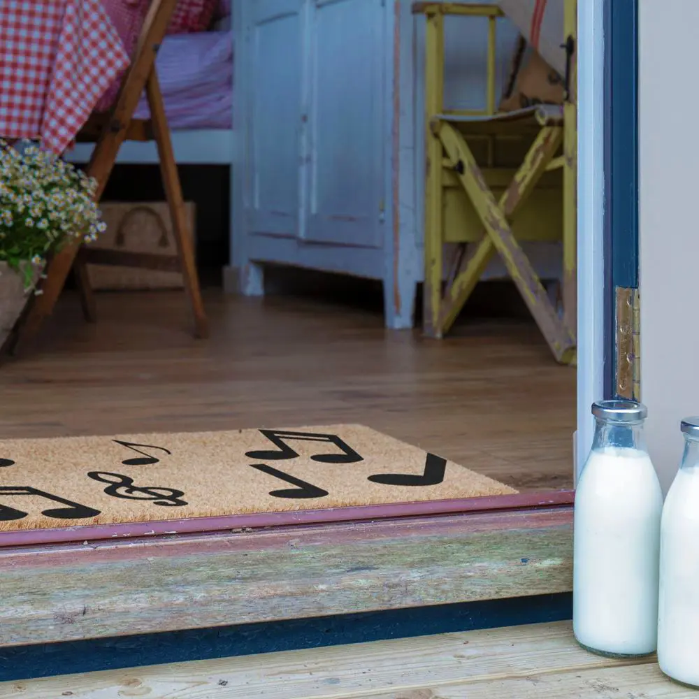 Artsy Doormats Music Notes Doormat