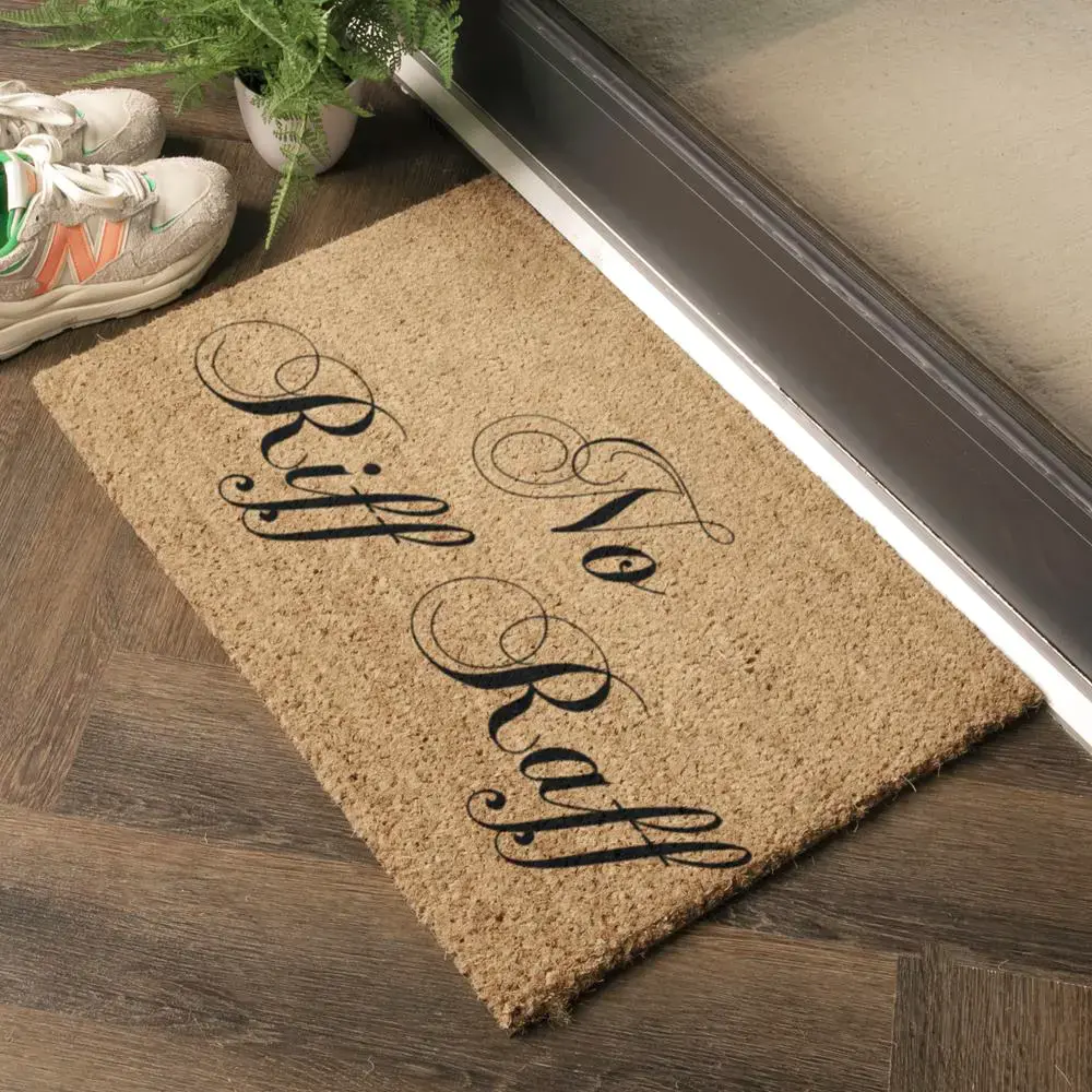 Artsy Doormats No Riff Raff Doormat