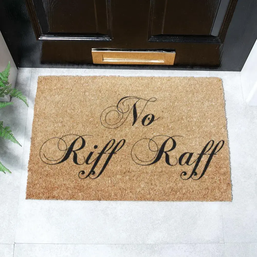 artsy doormats No Riff Raff Doormat