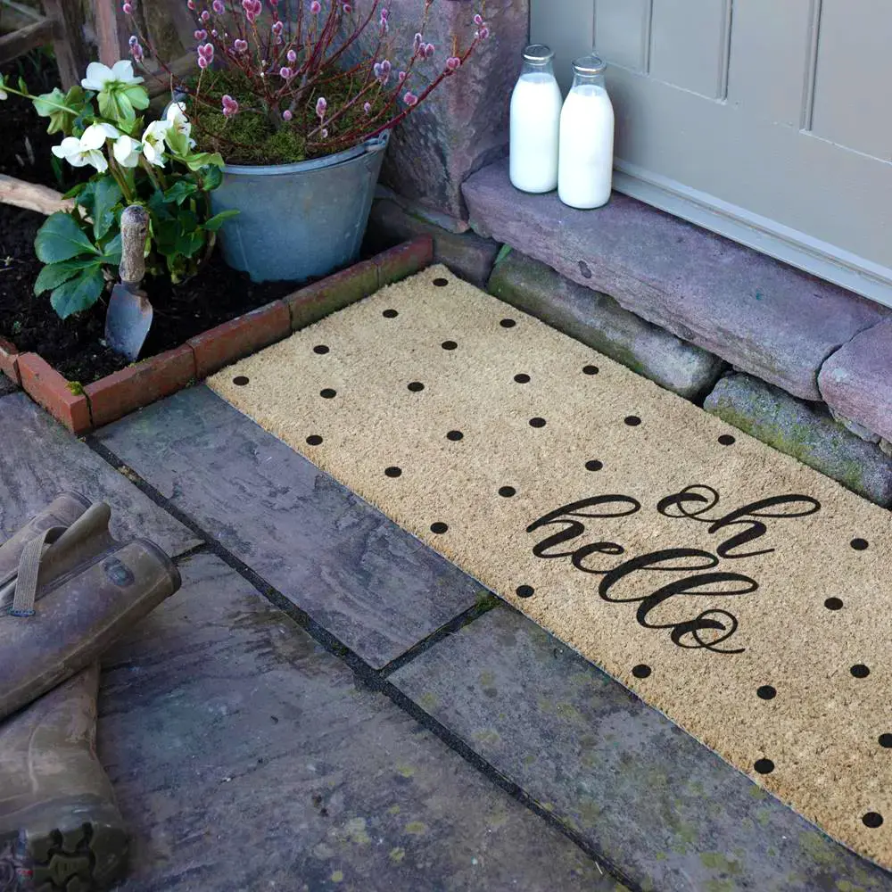 Artsy Doormats Oh Hello Spotty Patio Doormat