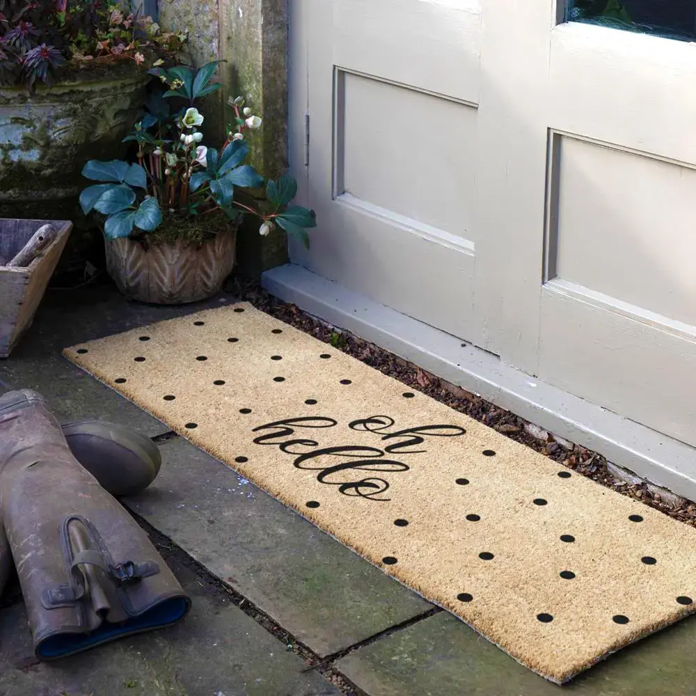 artsy doormats Oh Hello Spotty Patio Doormat