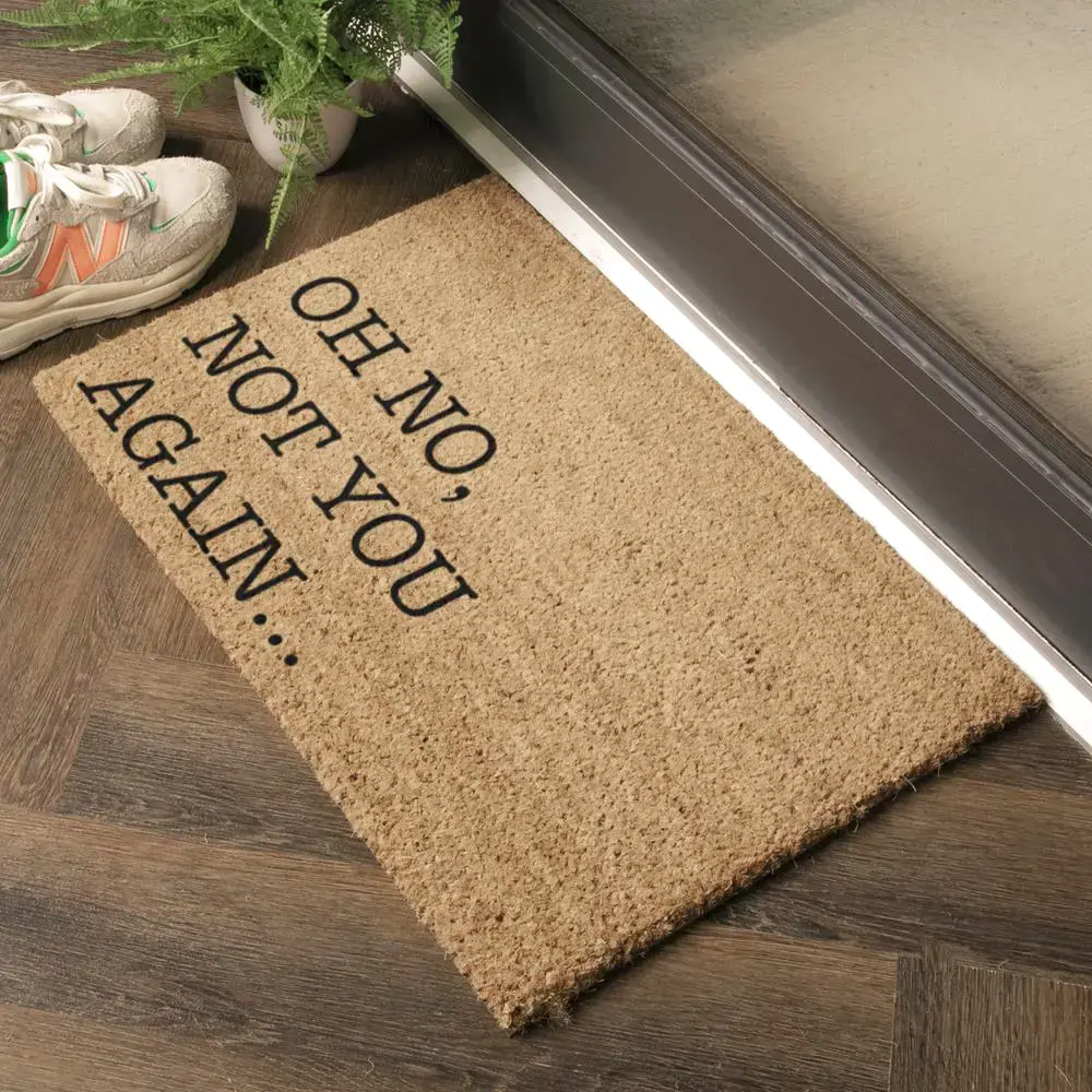 Artsy Doormats Oh No Not You Again Doormat