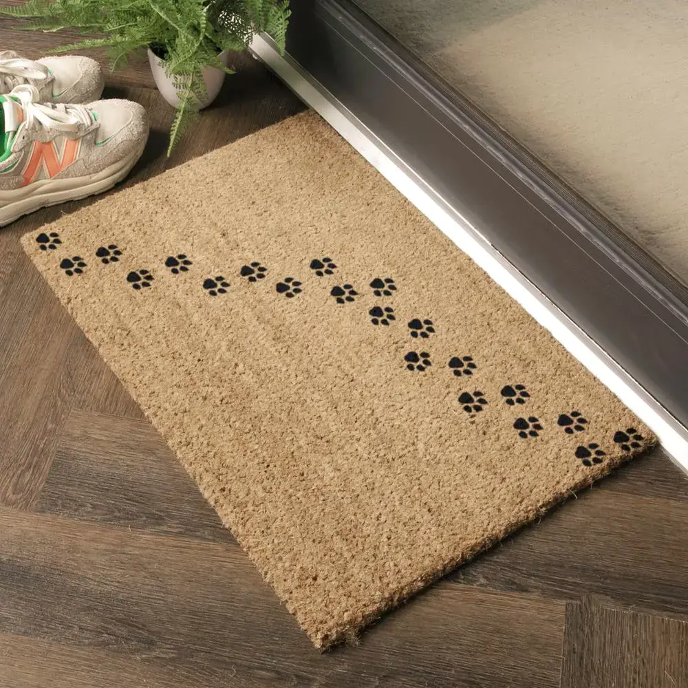 Artsy Doormats Paw Print Doormat
