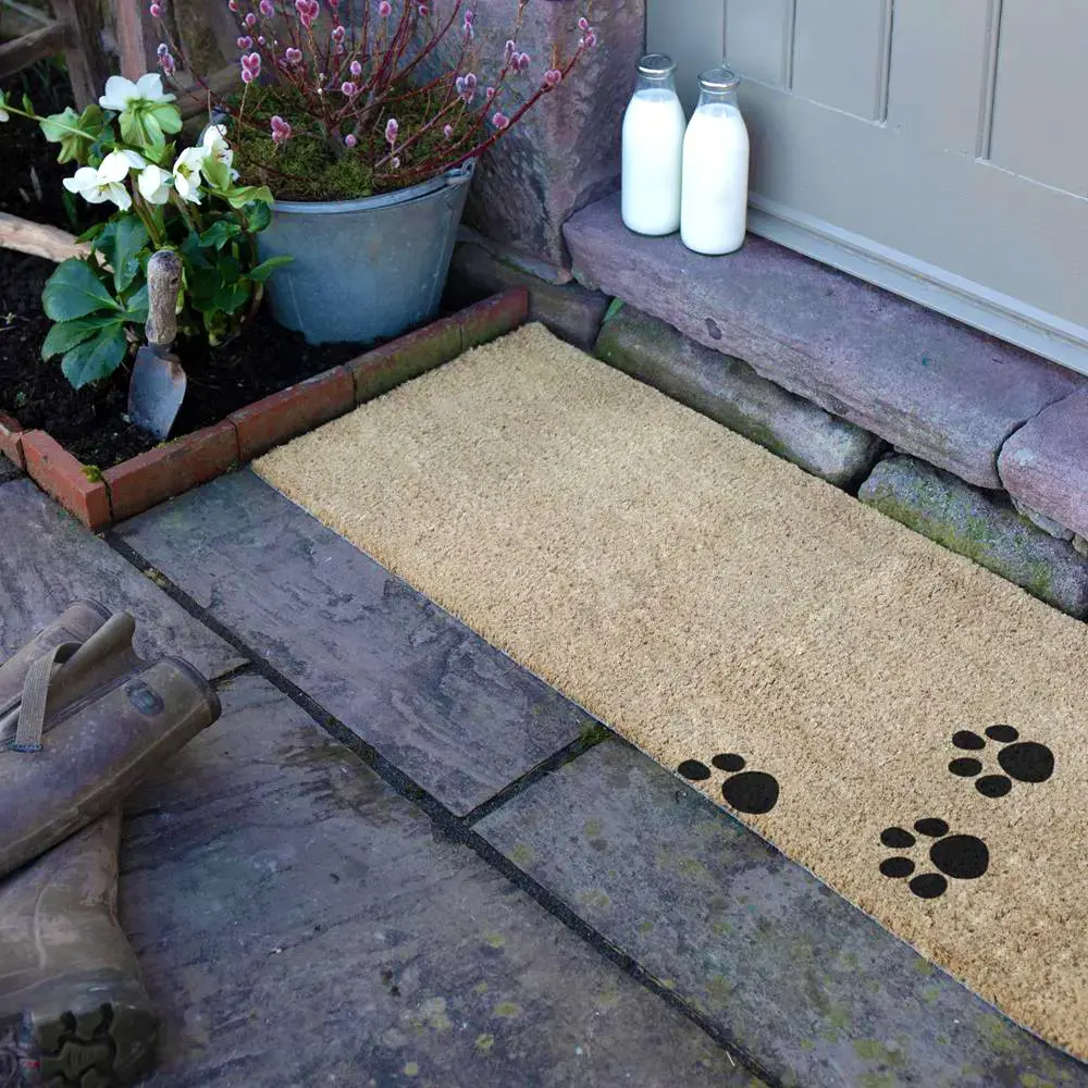 Artsy Doormats Paw Prints Patio Doormat