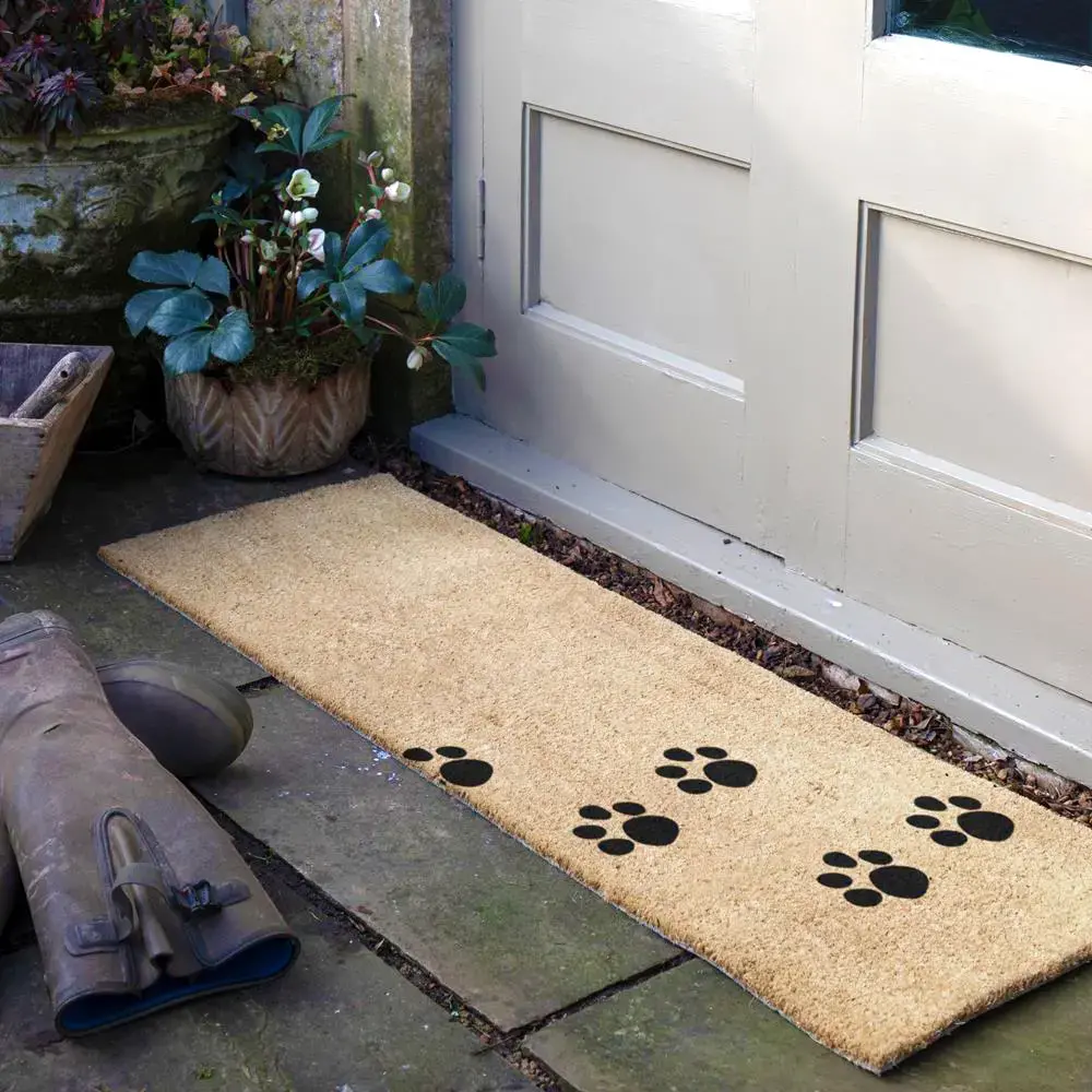 artsy doormats Paw Prints Patio Doormat