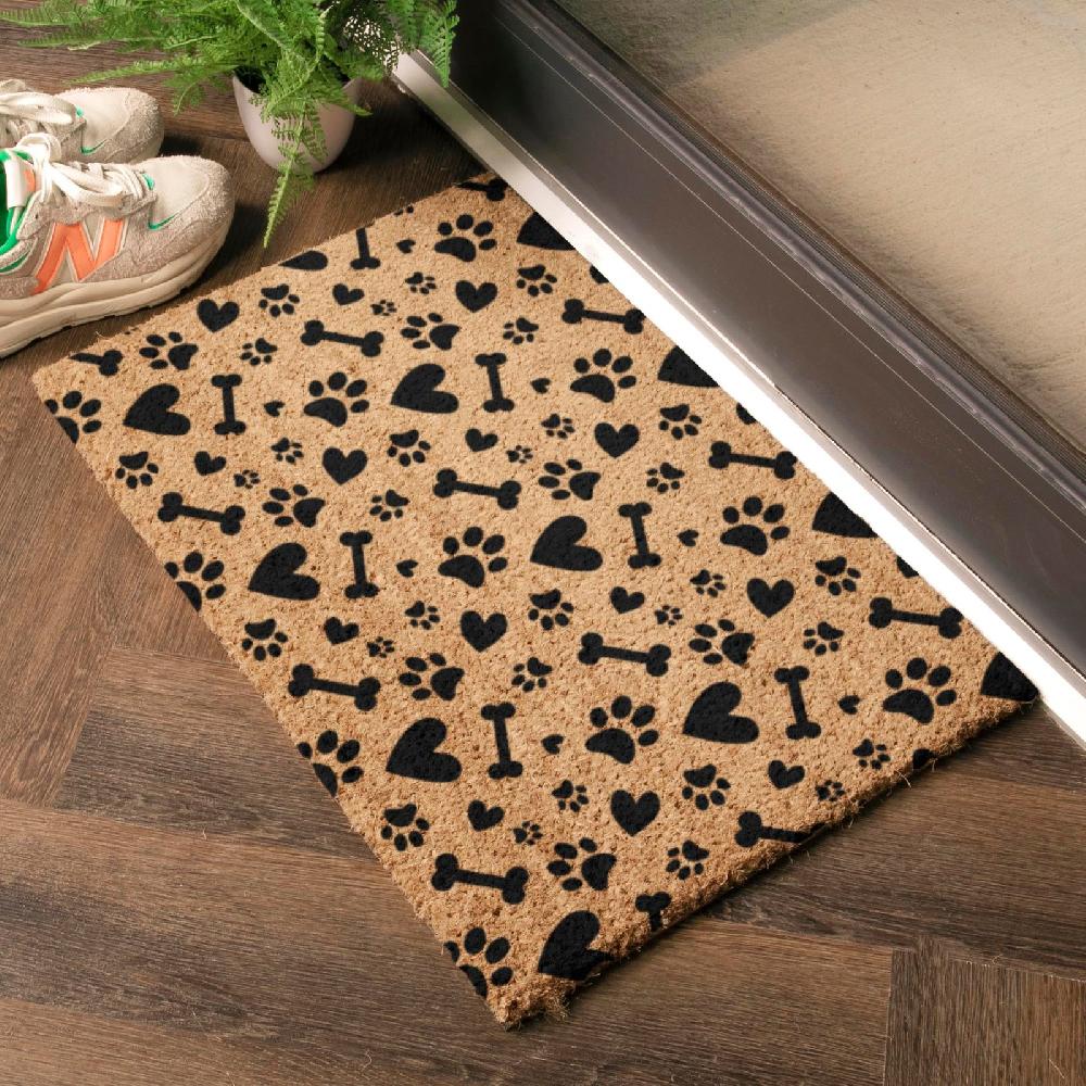 Artsy Doormats Paws And Bones Doormat (60 X 40cm)