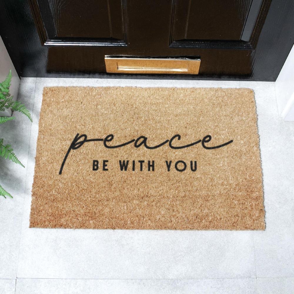 artsy doormats Peace Be With You Doormat (60 x 40cm)