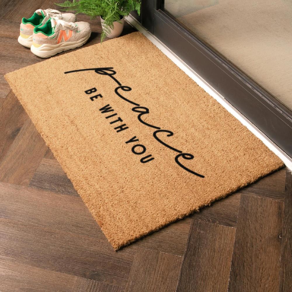 Artsy Doormats Peace Be With You Doormat (90 X 60cm)