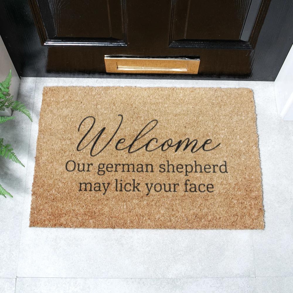 artsy doormats Personalised Dog Breed Door Mat
