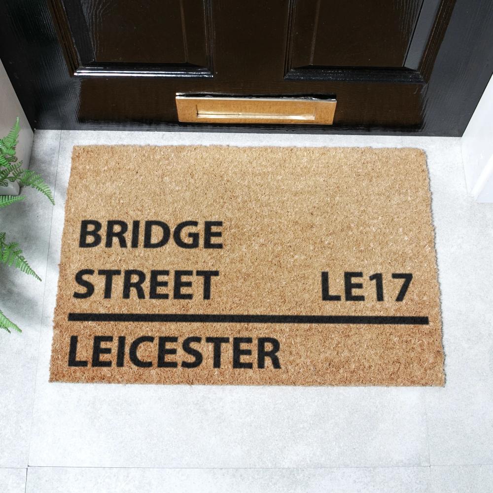 artsy doormats Personalised Street Doormat