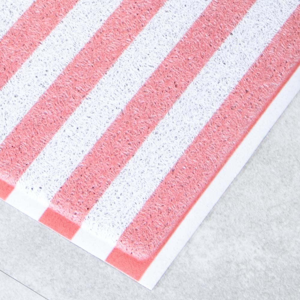 Artsy Doormats Pink Striped Doormat (70 X 40cm)