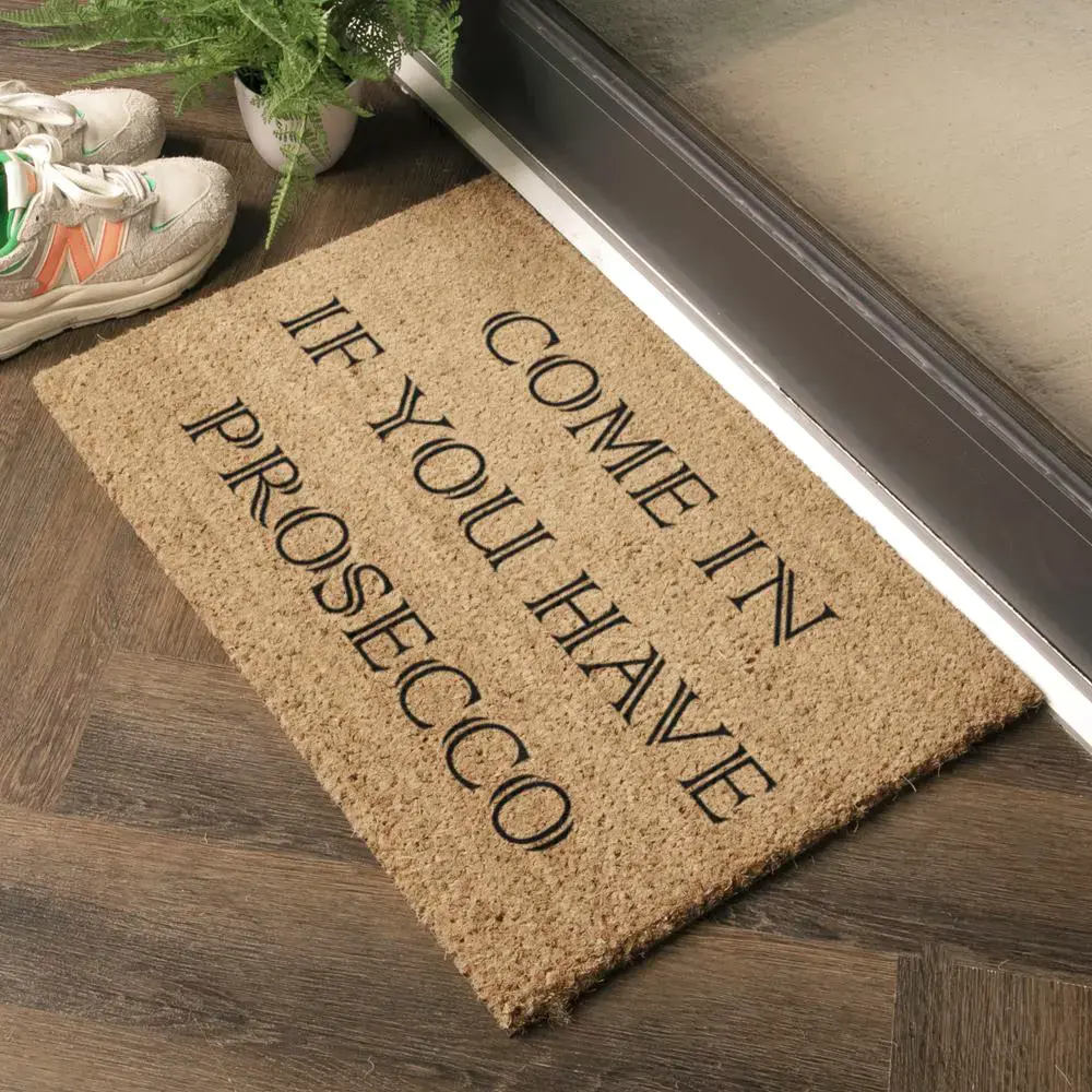 Artsy Doormats Prosecco Doormat