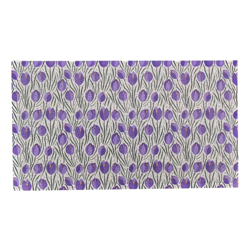 Artsy Doormats Purple Tulip Doormat (70 X 40cm)