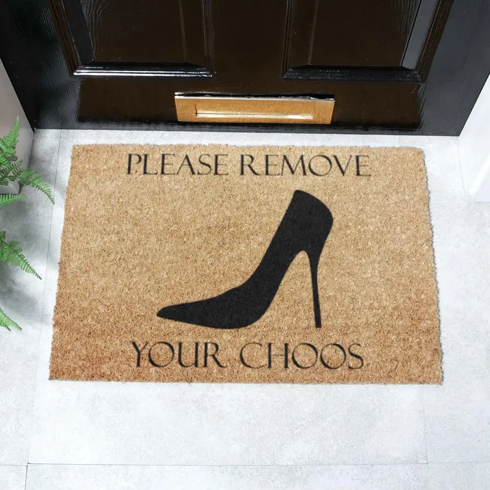 artsy doormats Remove your Choos Doormat