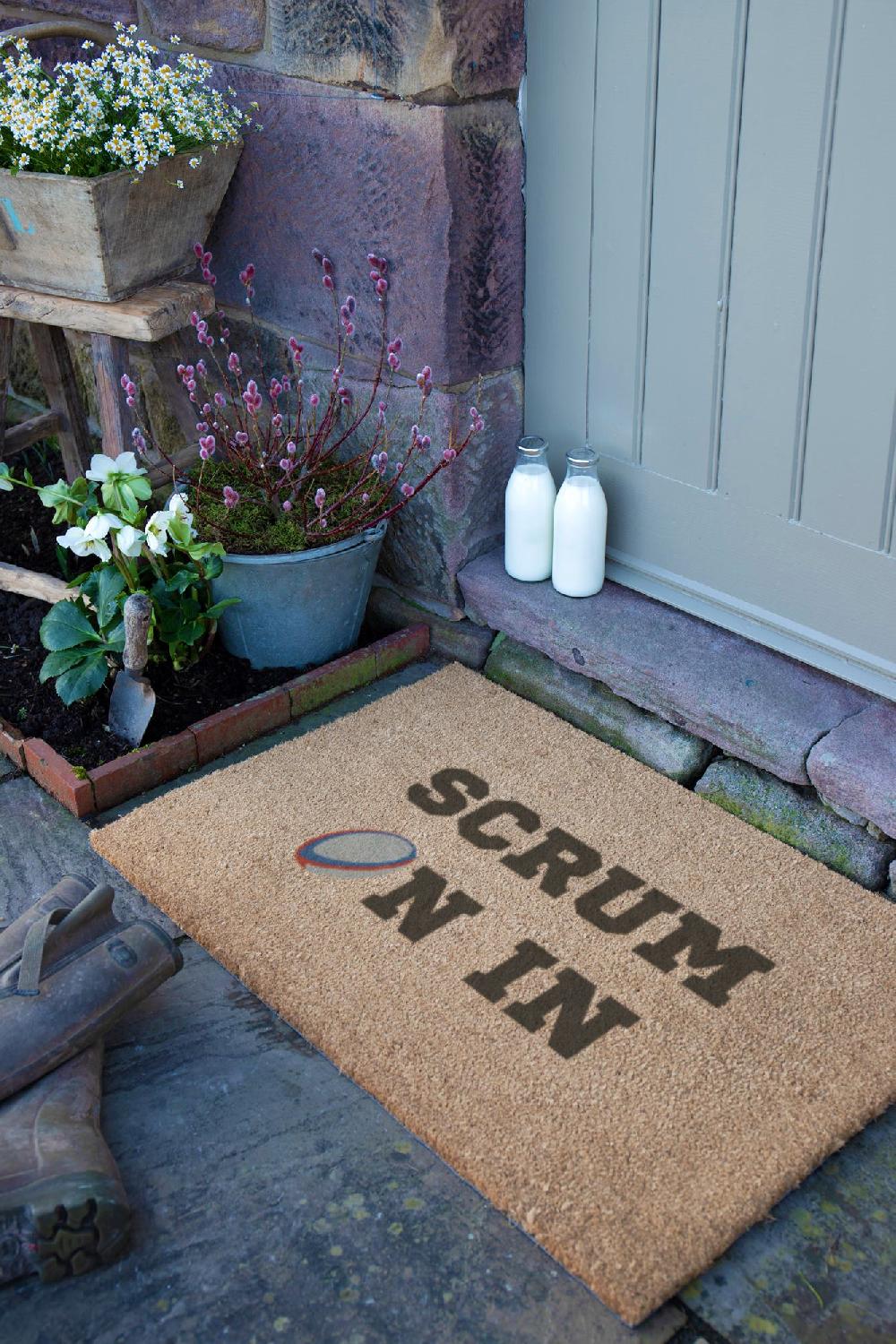 Artsy Doormats Scrum On In Doormat (90 X 60cm)