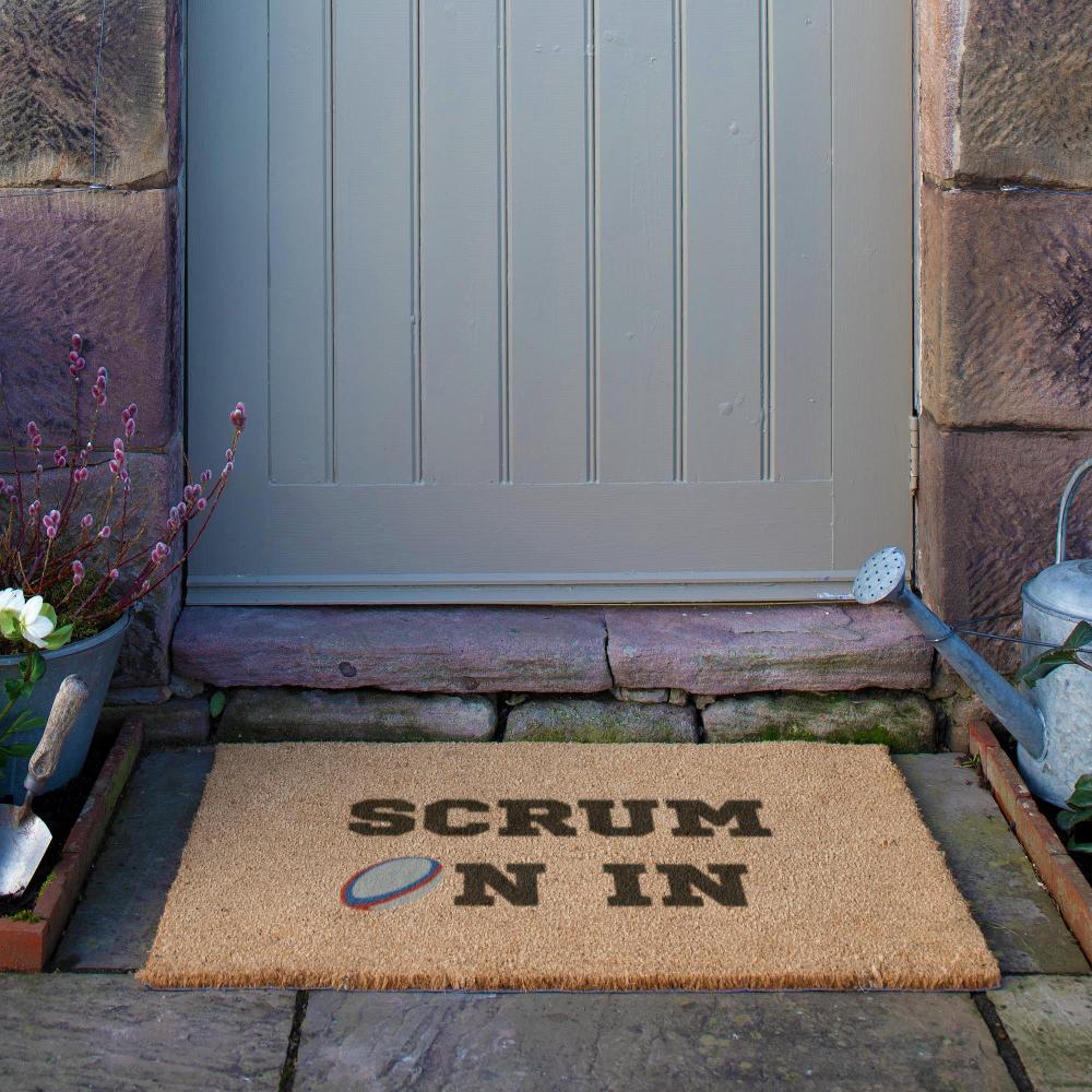 Artsy Doormats Scrum On In Doormat (90 X 60cm)