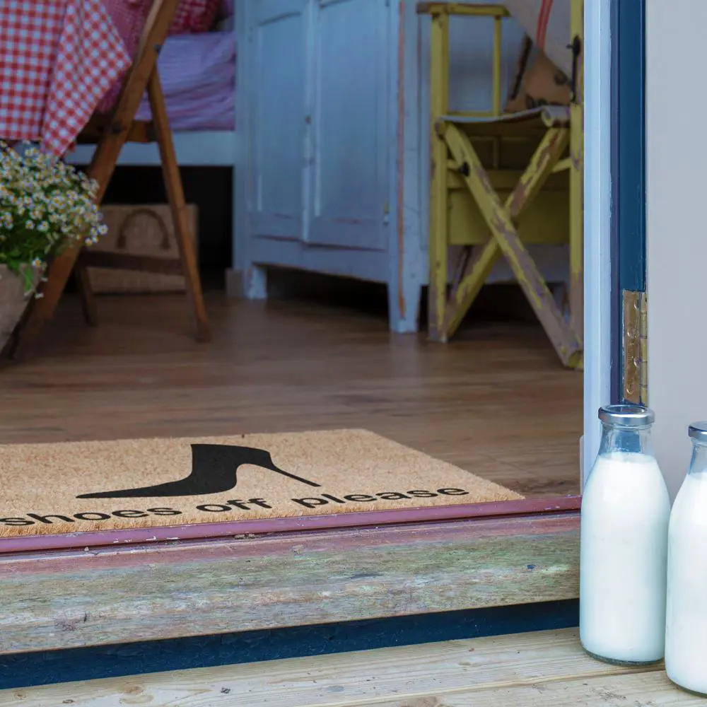 Artsy Doormats Shoes Off Please Doormat