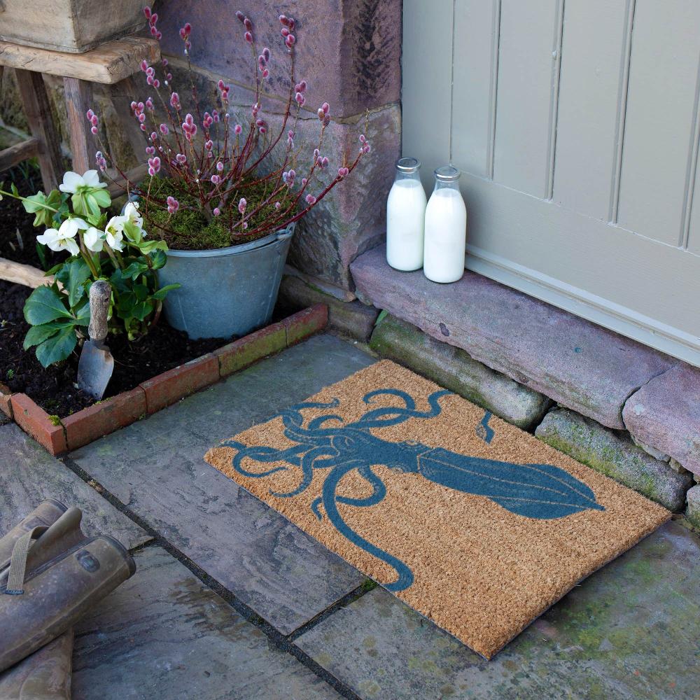 Artsy Doormats Squid Doormat (60 X 40cm)