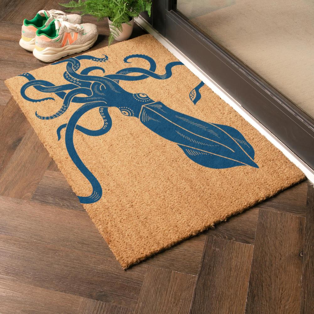 Artsy Doormats Squid Doormat (90 X 60cm)