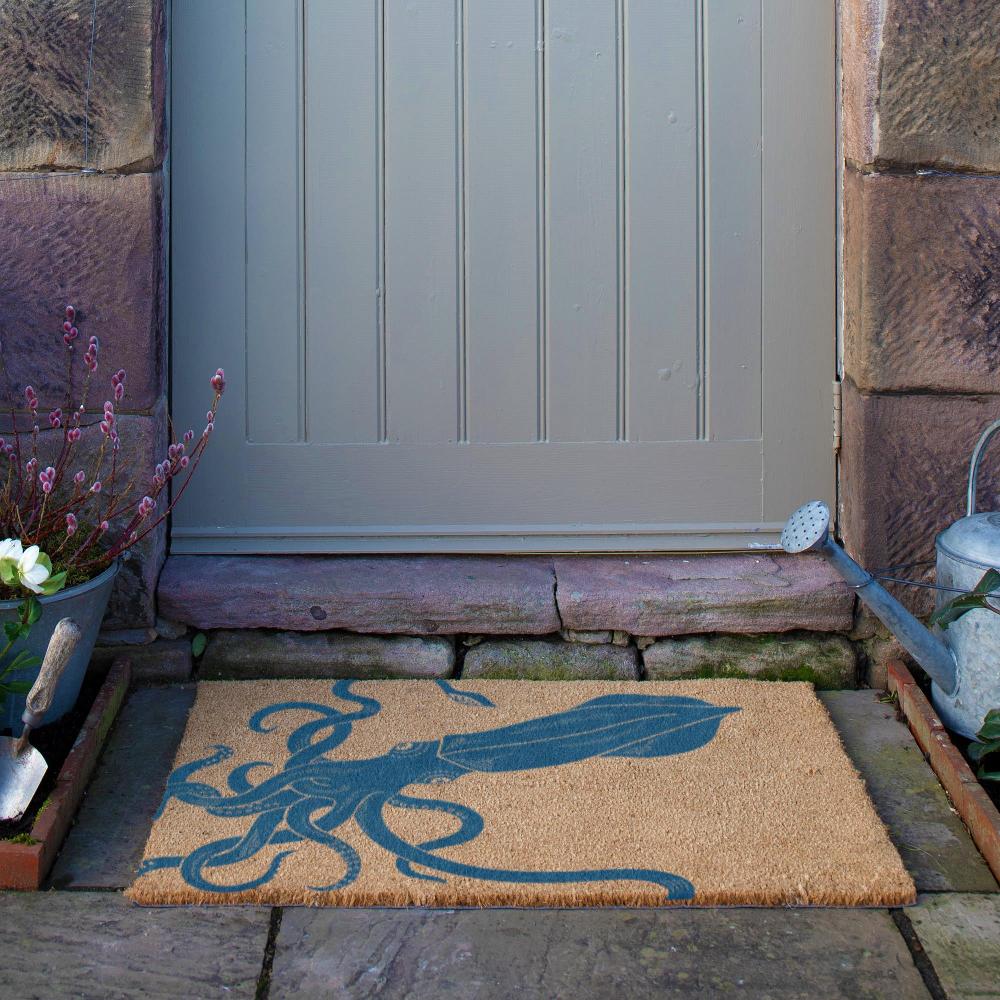 Artsy Doormats Squid Doormat (90 X 60cm)