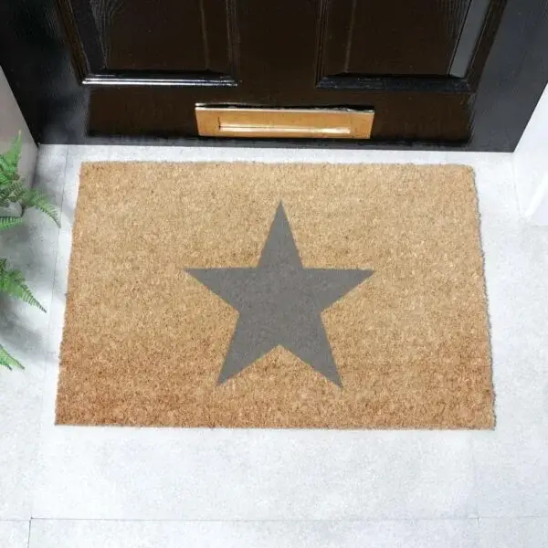 artsy doormats Star Grey Doormat