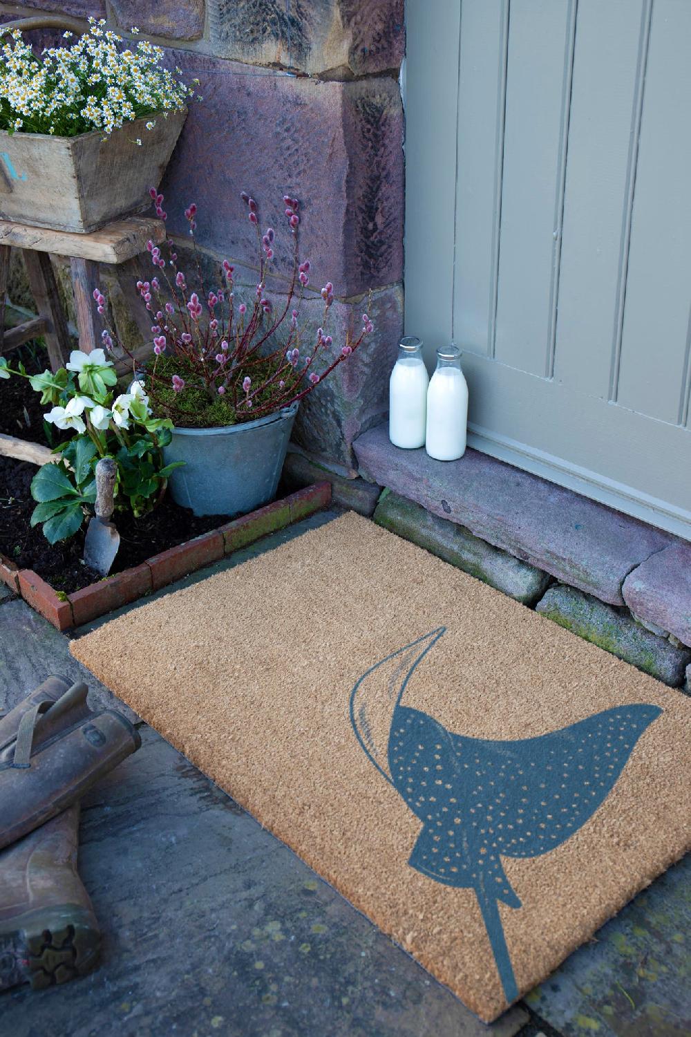 Artsy Doormats Sting Ray Doormat (90 X 60cm)