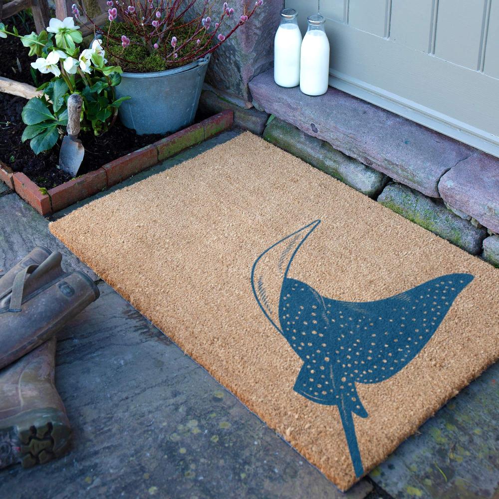artsy doormats Sting Ray Doormat (90 x 60cm)