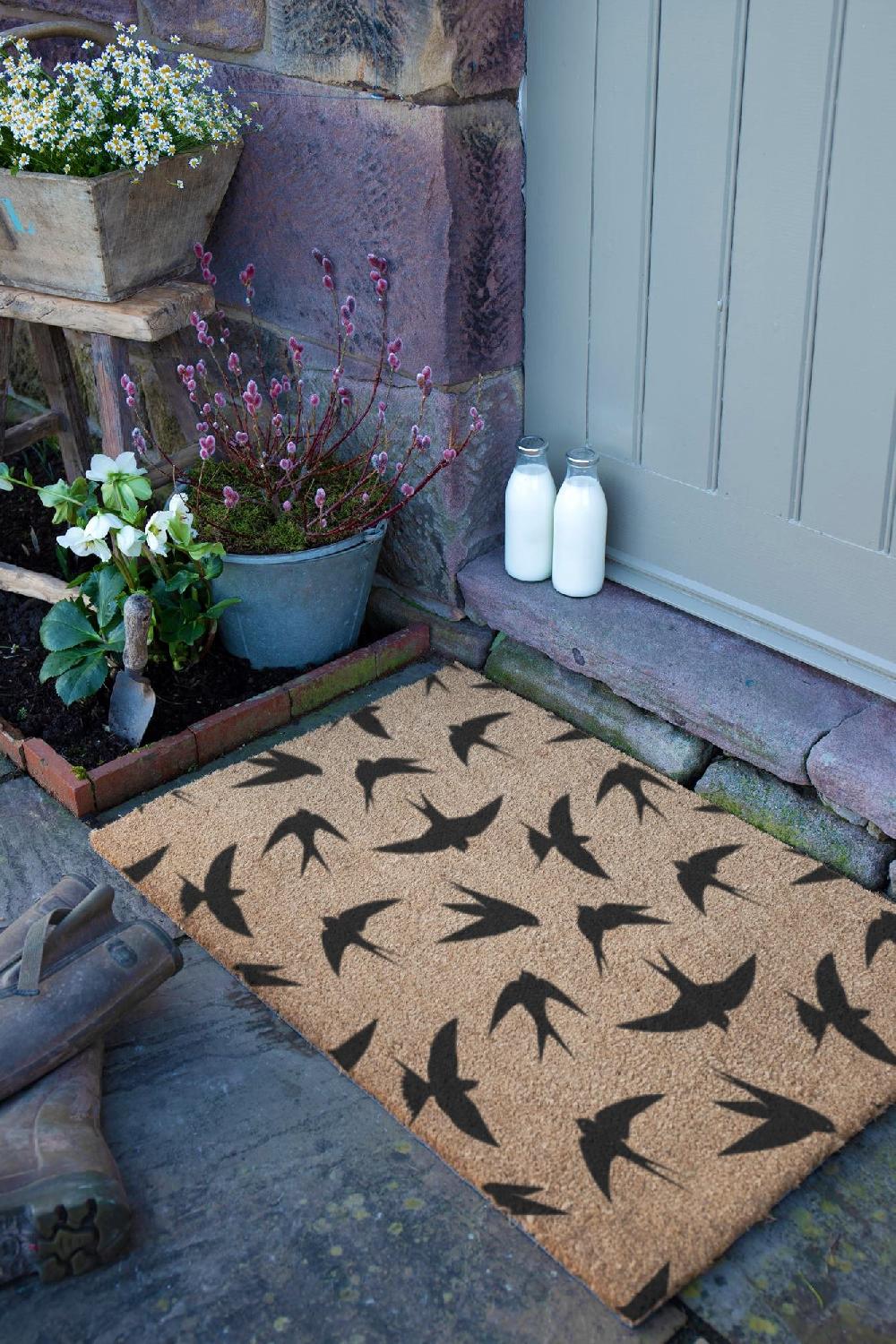 Artsy Doormats Swallows Doormat (90 X 60cm)